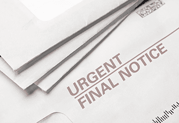 digital mailroom processing urgent envelope image
