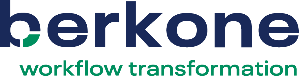 berkone logo with tagline "workflow transformation"
