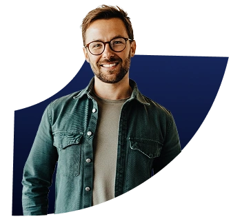 Young professional man smiling